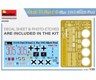 1:35 Ger. StuG III Ausf.G  Mar43 (A)