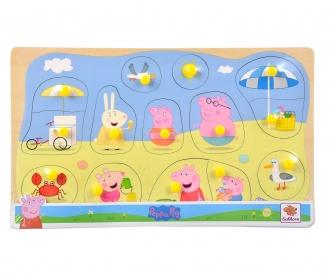 Peppa Pig, Steckpuzzle, 4-sort.