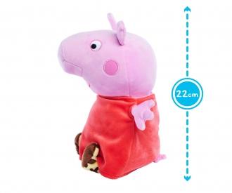 Peppa Pig Peluche Peppa a/son, 22cm