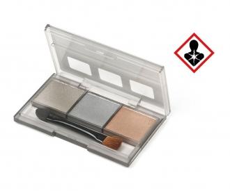Weathering Set F, pigment set with 3 metal tones