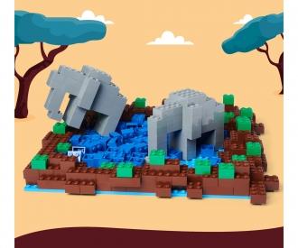 Blox 4x plaques de construction 25x25cm chacune - compatibles avec les briques de jeu connues