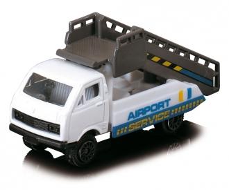 Coffret de jeu aéroport, véhicules en métal moulé