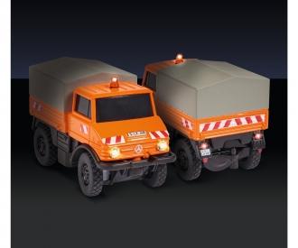 1:87 MB Unimog U406 w. trailer 100% RTR