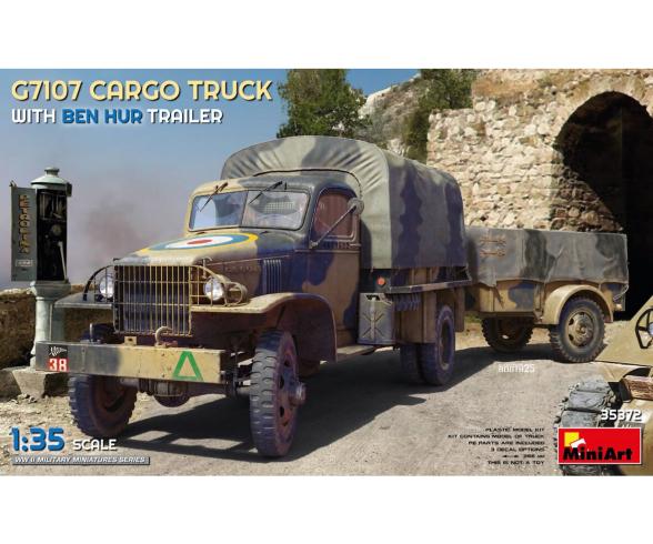 1:35 G7107 1,5T 4X4 Cargo Truck /trailer