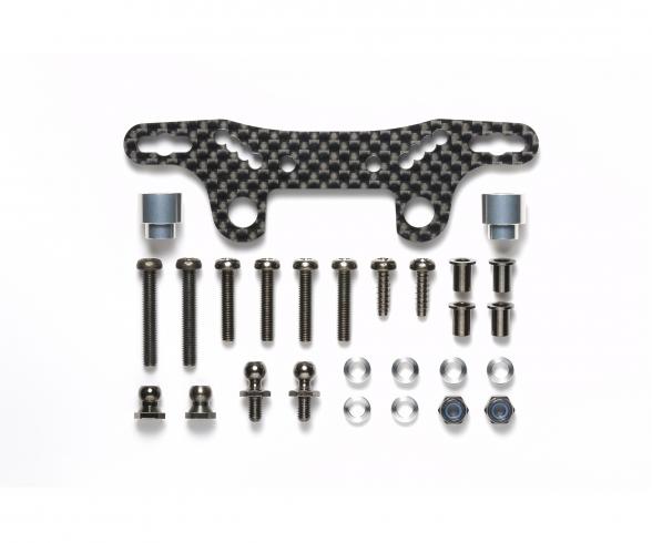 TT-02 Carbon Dstay II, RC chassis stay, 3.5mm