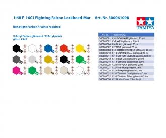 1:48 F-16CJ Fighting Falcon, aircraft model kit