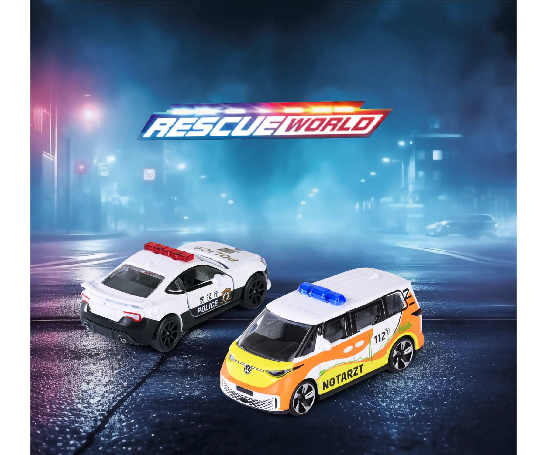 Majorette Rescue World Premium Cars, 6 asst. - Giochi e Prodotti