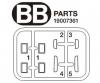 BB Parts Clear Side skirt S770, model parts set