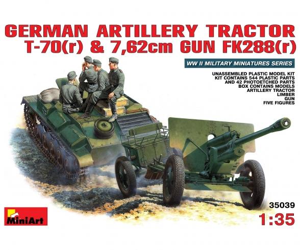 1:35 Tracteur allemand T-70 avec FK288(r) (4)