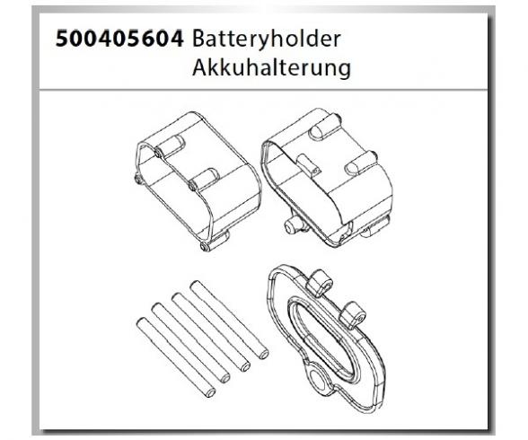 Support de batterie X-Crawlee pro