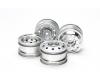 1:14 Racing Truck Wheels, spare wheel set, silver