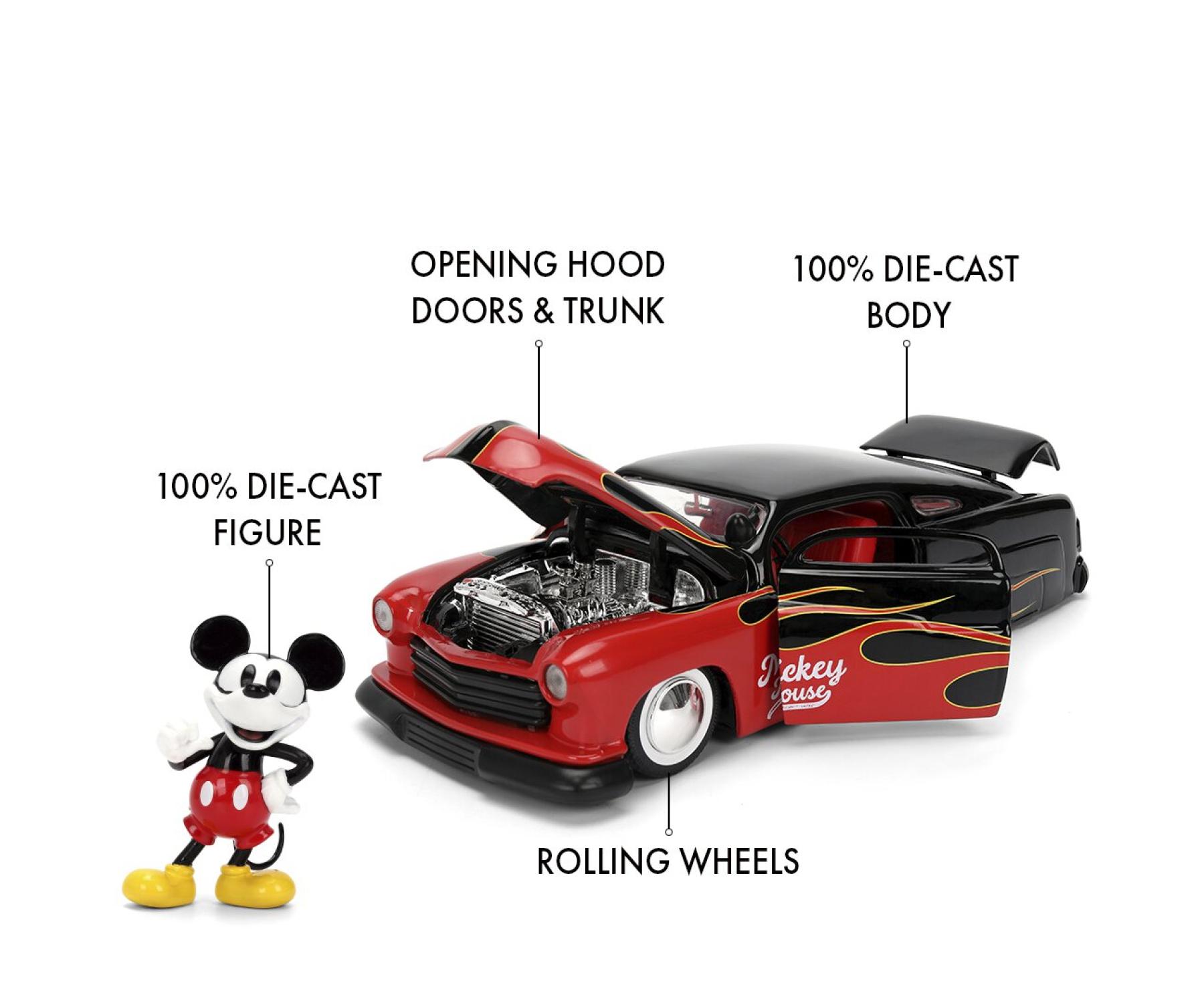 Buy Mickey Mouse 1951 Mercury Coupe 1:24 online | Jada Toys