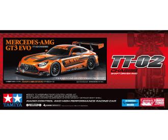 1:10 Mercedes-AMG GT3 EVO, RC assembly kit, TT-02