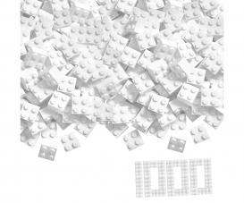 Blox 1000 briques blanches 4 plots en vrac