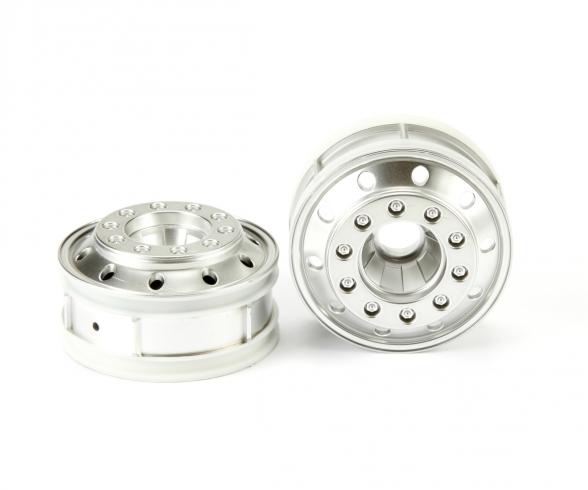 1:14 Metal Plated Front Wheels, truck wheel set