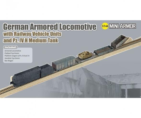 1:144 Ger.Arm.Loc.w/Railw.Veh.Uni.&Pz.IV