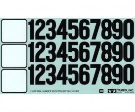 BBX Car Number Stickers, decal sheet for RC model
