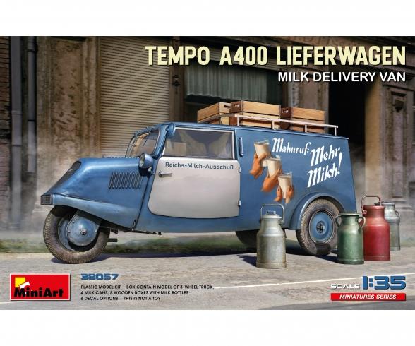 1:35 Tempo A400 Lieferwagen Milk