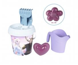 Seau De Plage MINNIE Smoby - 5 Accessoires : Pelle, Râteau, Tamis, Arrosoir, Moule - Dès 18 Mois