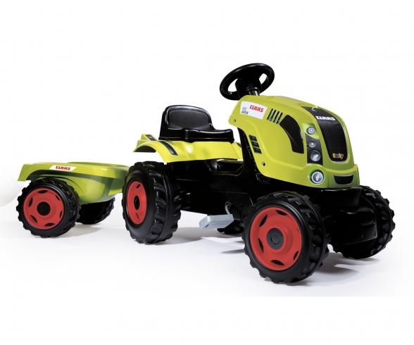 Claas - Tracteur Farmer XL + Remorque