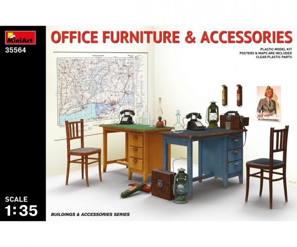 1:35 Mobilier de bureau et accessoires