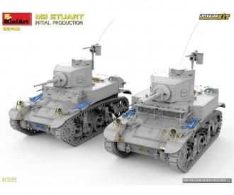 1:35 M3 Stuart erste Produktion mit Interieur