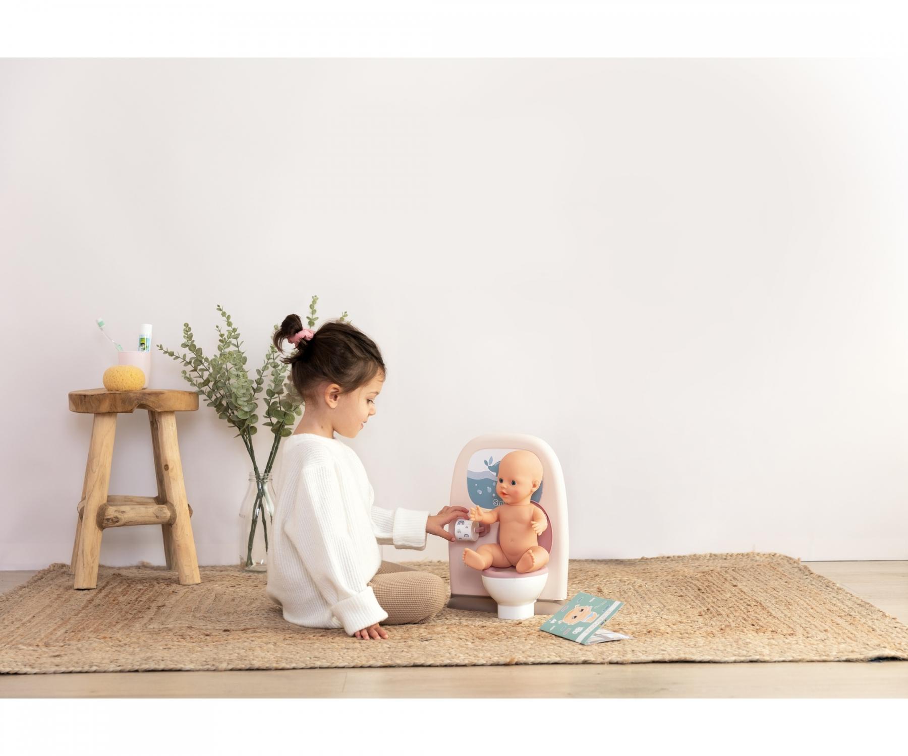 Sac à Dos Smoby Baby Nurse Avec Porte-Poupon Et Porte-Biberon - Pour Poupées Jusqu'à 42cm - À Partir De 3 Ans