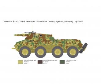 Sd.Kfz. 234/3 Model Kit 1:35 with PE Parts