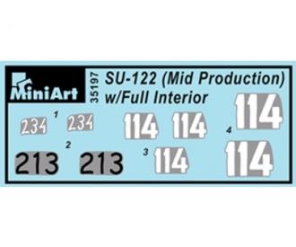 1:35 SU-122 Mit. Prod. m. Interieur