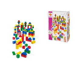 Colored Wooden Blocks - 100 Pieces
