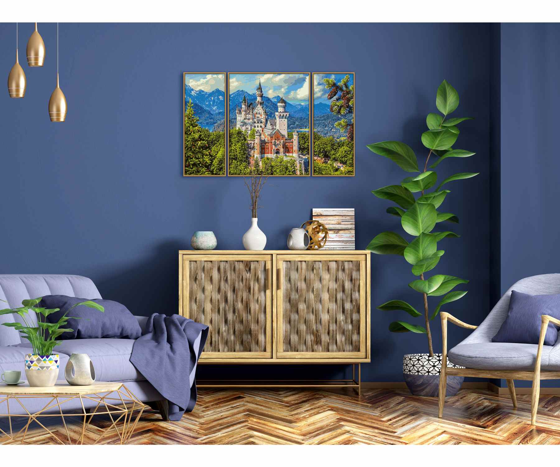 Buy Neuschwanstein Castle - painting by numbers online | Schipper