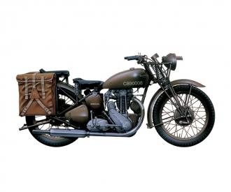 Triumph 3HW model kit motorcycle in 1:9 scale