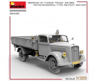 1:35 Deutscher 3 Tonnen Cargo Truck Pritschenwagen