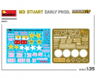 1:35 M3 Stuart Early Prod. Interior Kit