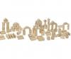 Natural Wooden Blocks - 100 Pieces