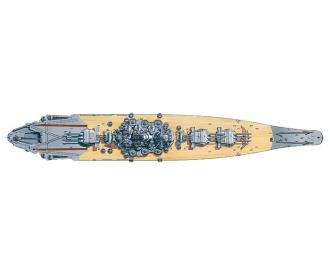 1:350 Musashi 2013, battleship model kit