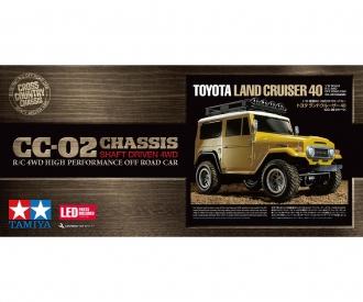 1:10 Toyota Land Cruiser 40, RC assembly kit, CC-02
