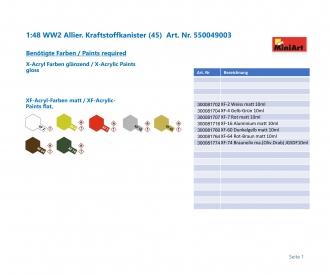 1:48 WW2 Allier. Bidon de carburant (45)