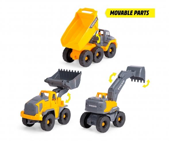 Volvo Tough Work Force Vehicle Set 26 cm