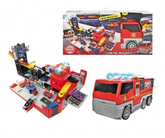 Folding Fire Truck Playset