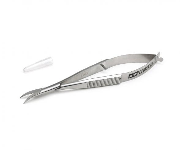 Curved Scissors, PC Body Tool, 12 mm Blade