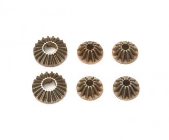 M-08/M-07/TA-06 Steel Bevel Gears, RC spare set