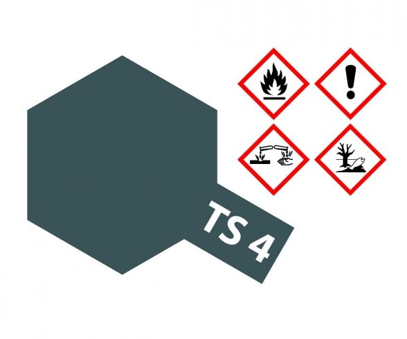 TS-4 German-Grey Flat, spray paint, 100 ml