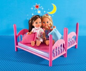 Evi LOVE 2 Floor Bed – Lit de sol avec 2 poupées