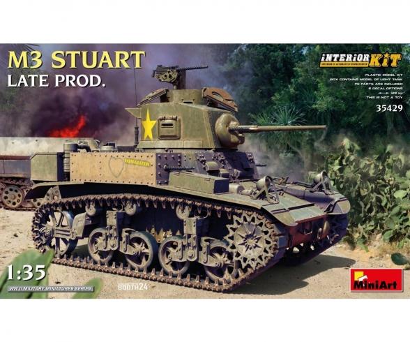 1:35 US M3 Stuart Späte Prod. Interior