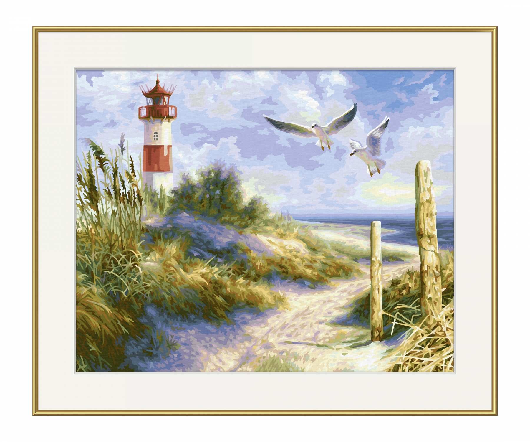 Peinture Par Numéros 50x40 Cm - Pour Adultes Et Enfants Débutants - Toile Et Peintures Incluses - Déco Maison DIY