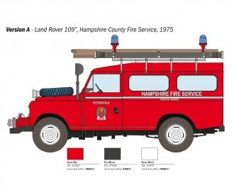 Italeri Land Rover Fire Truck Model Kit 1:24