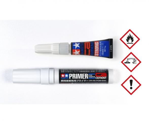 CA Cement & Primer Set, model adhesive, 3g