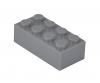 Blox 100 briques grises 8 plots en boîte