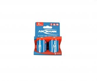 Mono LR20 Alkaline Battery Set, 2-pack